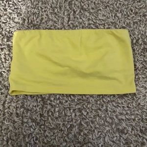 yellow tube top